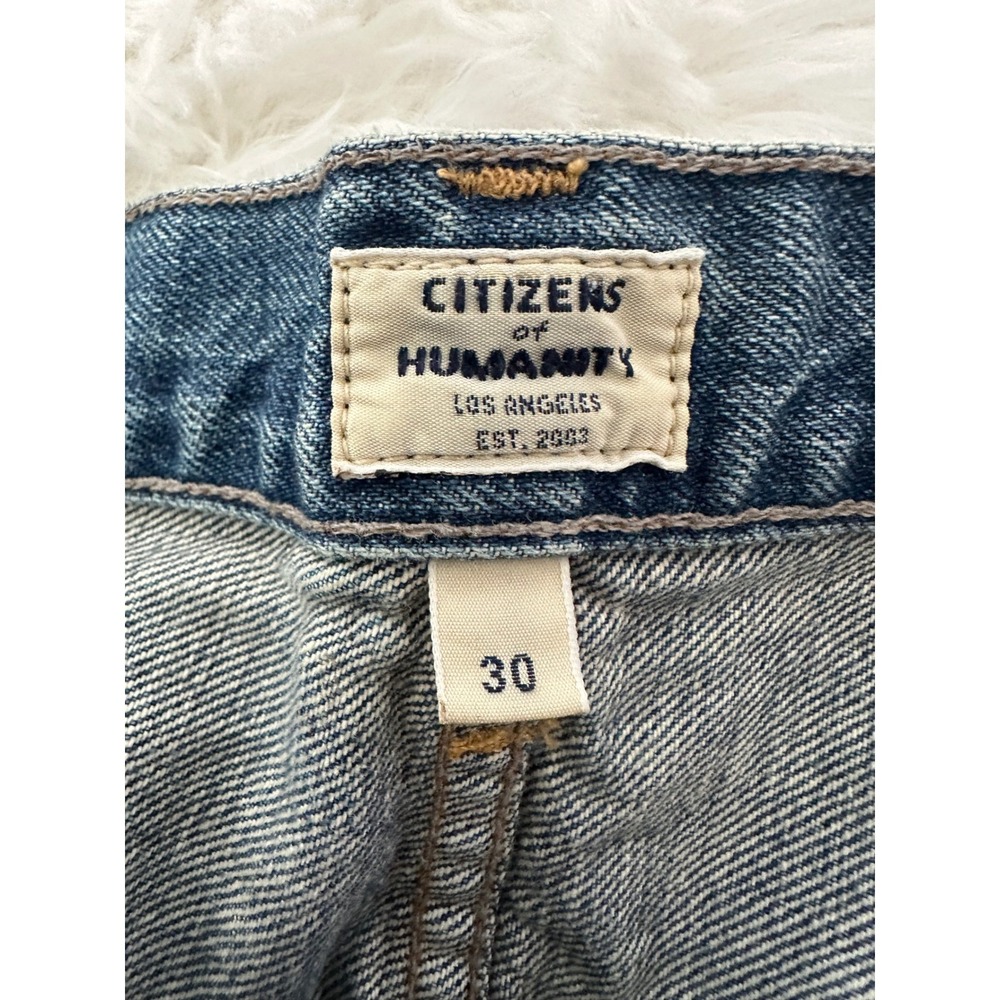 Citizens of Humanity Rowan Relaxed Slim Jeans Size‎ 30 Distressed Wash Denim - Picture 3 of 7